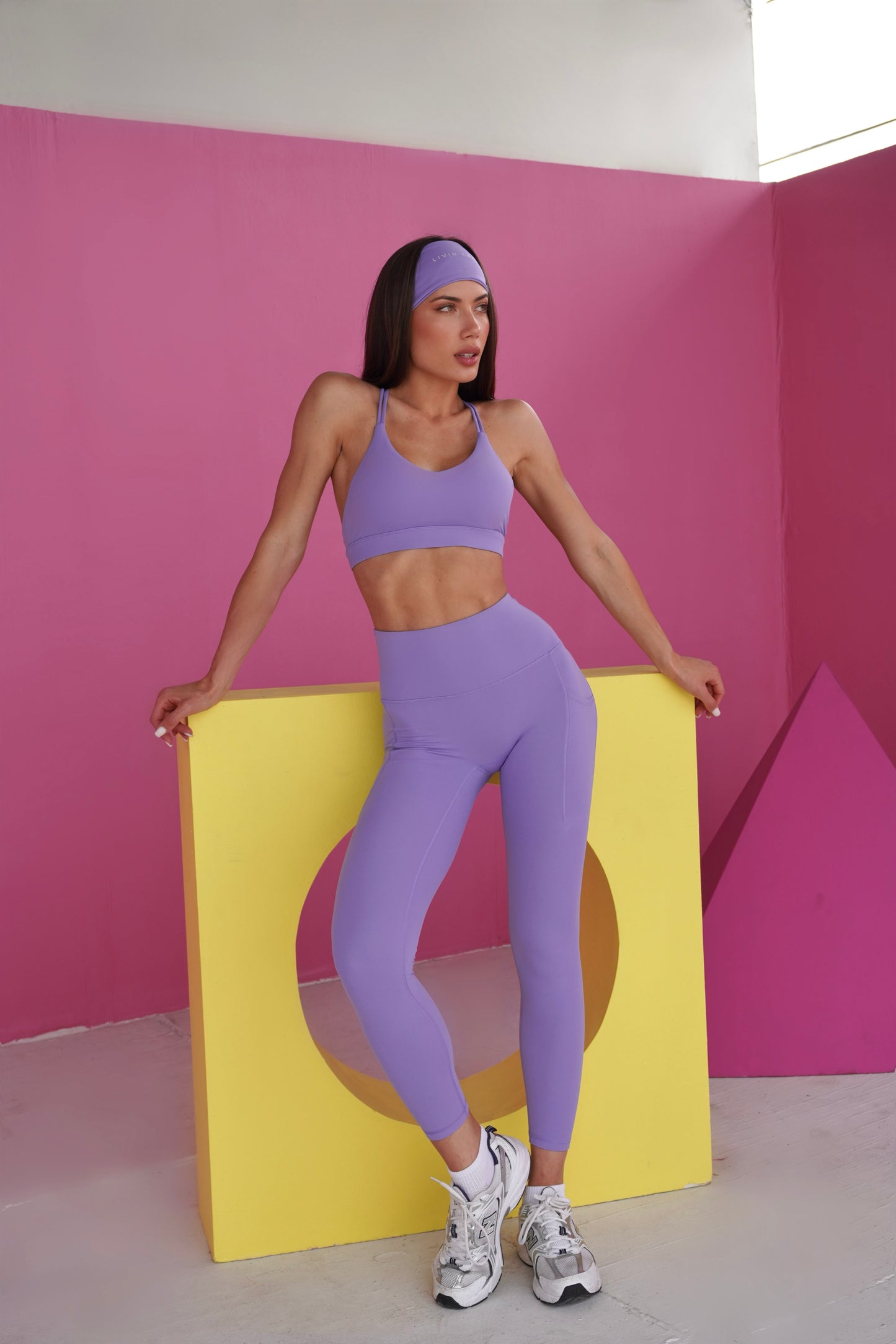 Royal plum sport bra
