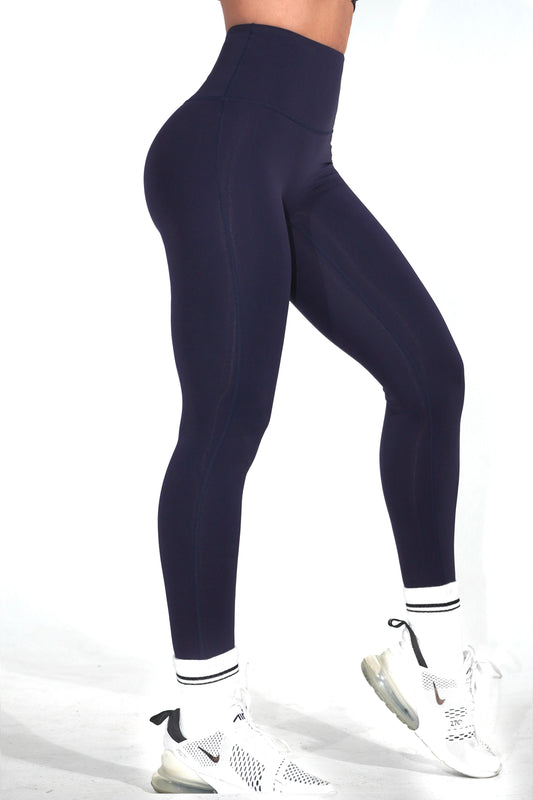 Navy flex leggings