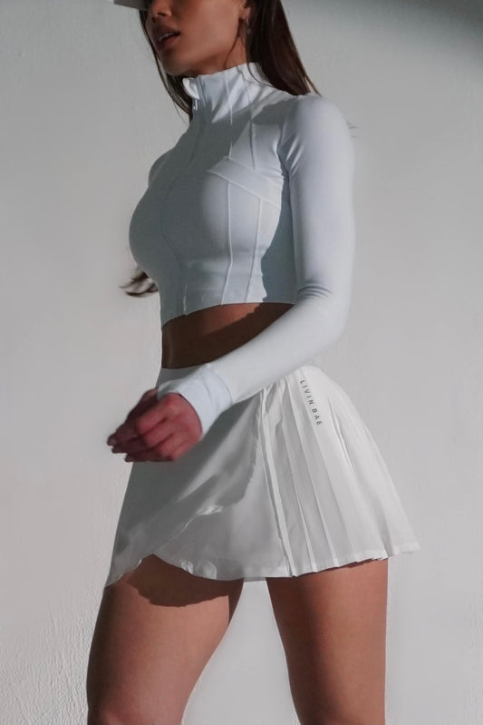 White sports breeze skirt