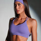 Royal plum sport bra