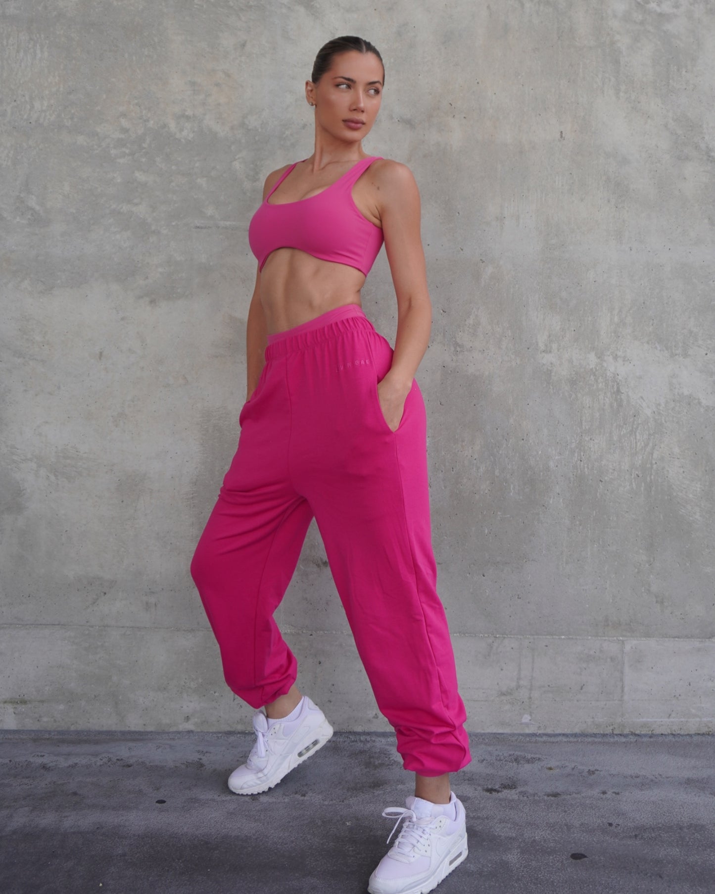 Power pink jogger