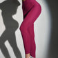 Magenta flex leggings