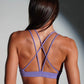 Royal plum sport bra