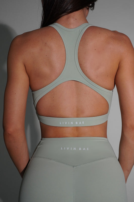 Mint Breeze Sports Bra