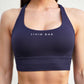 Navy skyline sport bra