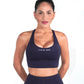 Navy skyline sport bra