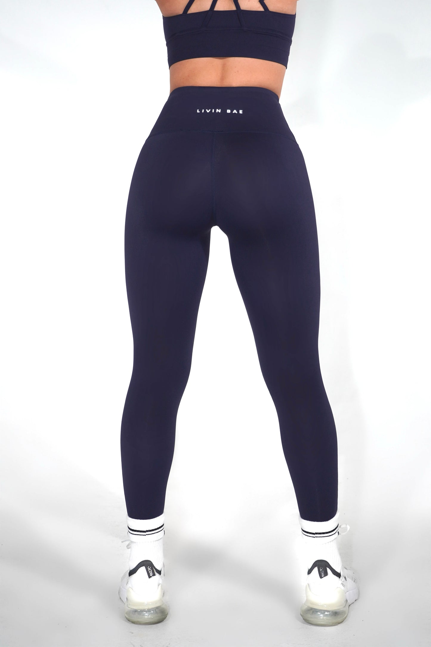 Navy flex leggings