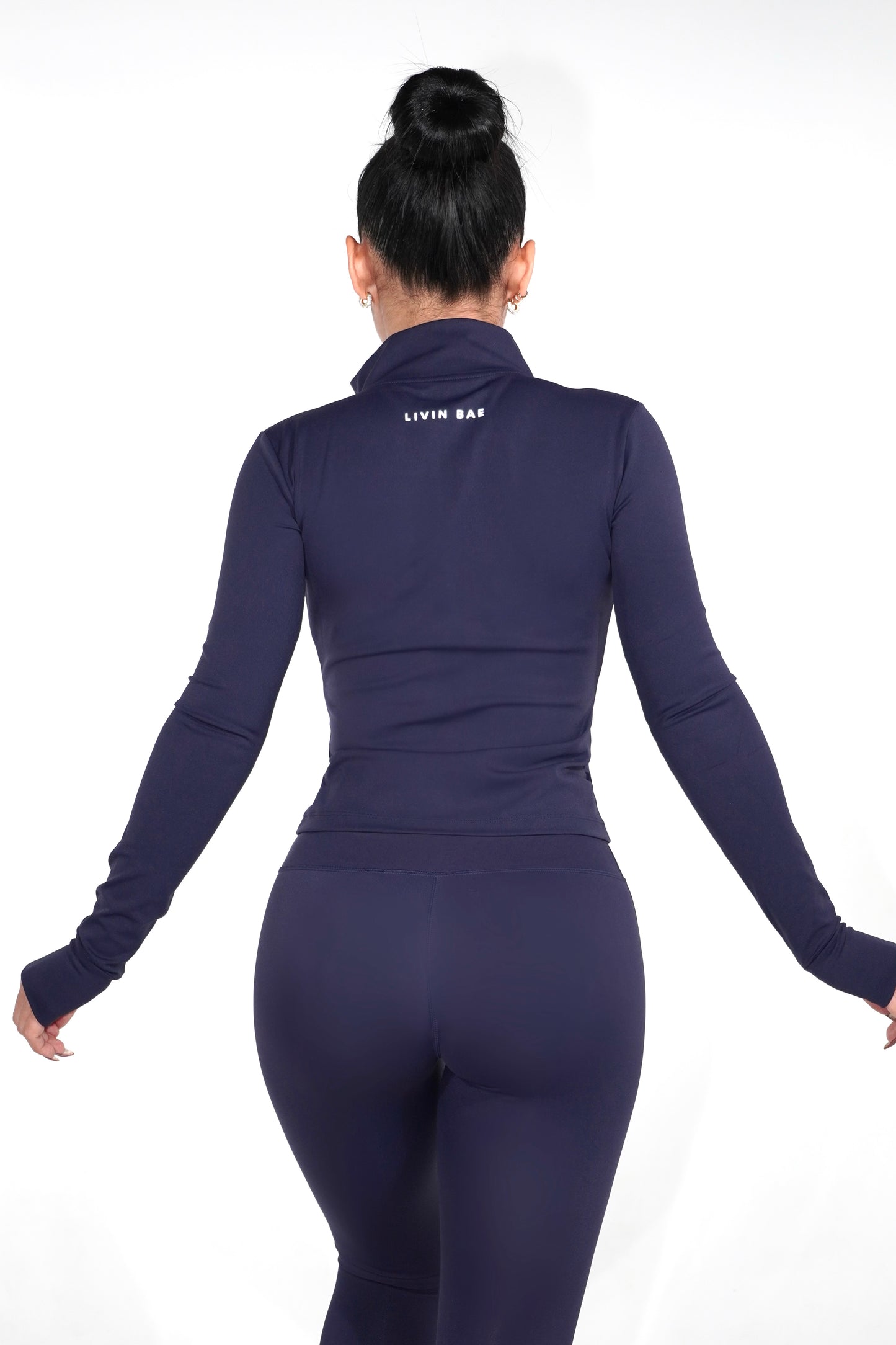 Zip yoga jacket with pocket gym running