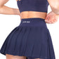 Navy ace skort
