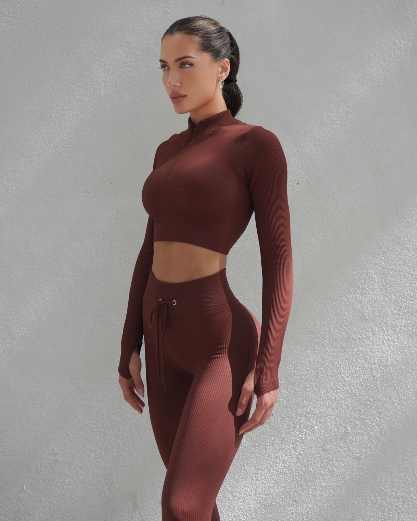 Cocoa long sleeve top