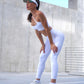 Baby white leggings