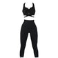 Effortless top legging set black