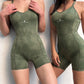 Ambition seamless romper - olive